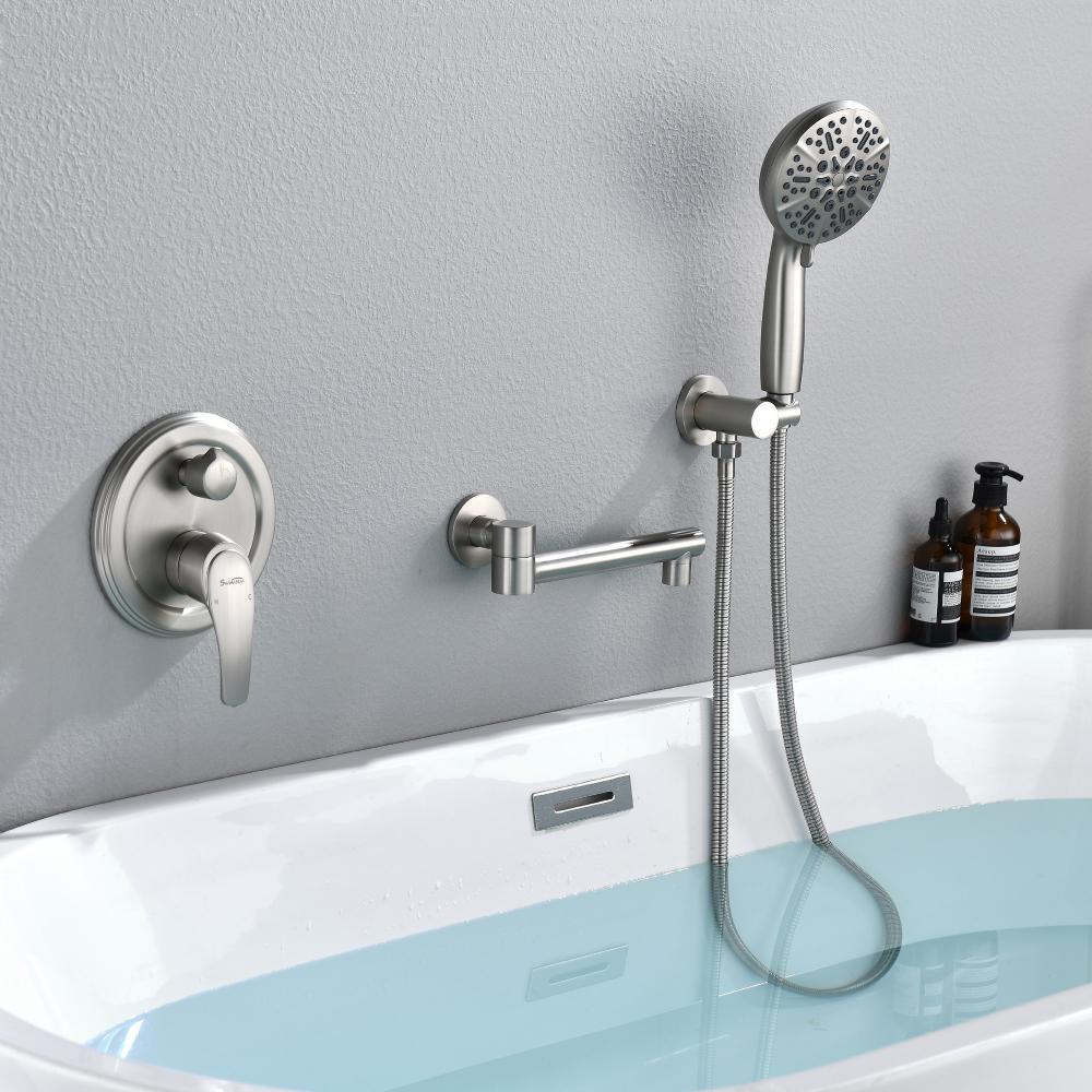 Wall mount tub faucet 88031bn 3