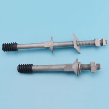 Crossarm pin crossarm shank pendek untuk crossarm keluli