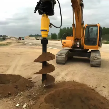 OEM Size Excavator Power Earth Augers & Hydraulic Drill for Drilling