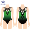 Meisjes mesh mouwleaze leotards foar gymnastyk