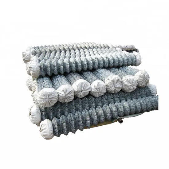 Galvanized Diamond Fence Cyclone Wire Mesh and Plastic Coated Chain Link Fences - Available in 5ft and 6ft