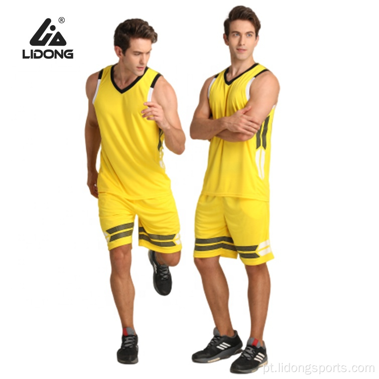 Jersey de basquete esportivo para jovens de uniforme de basquete infantil barato