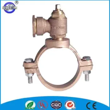 chinese whole sale bronze install under pressure self tapping ferrule straps