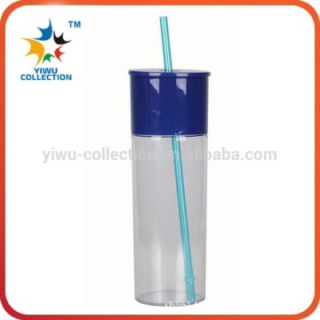 Mlife 2016 popular milk tea shop 600ml 480ml 350ml options double wall AS plastic straw cup with lovely kids ice cream shape lid
