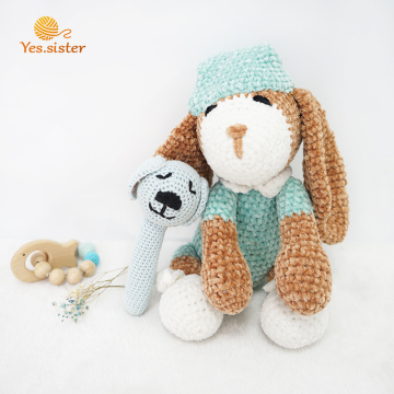 Lovely Soft Crochet Animal Dog Toy