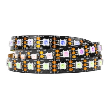 UL Listed WS2812B LED Pixel Strip Light - Black PCB, IP30 Waterproof, 30/60/144 LEDs
