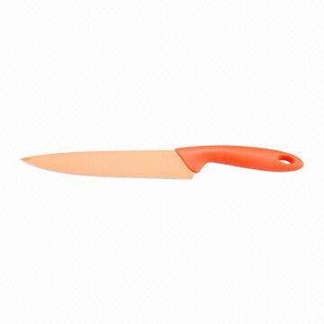 Slice Knife, Non-stick Coating Blade, PP Handle, Customized Colors Accepted