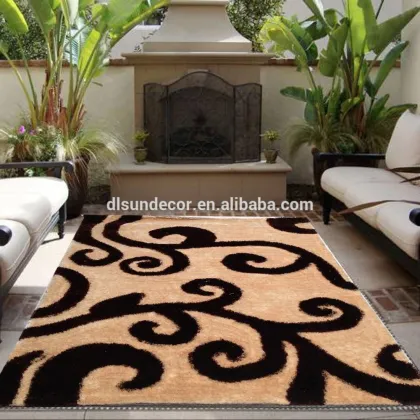 popular brown chinese bedroom rug