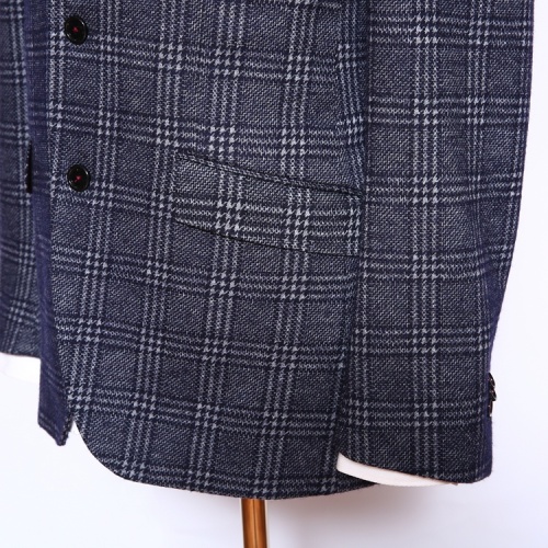 Ceremonial Grey Plaid Suits for Indian Weddings