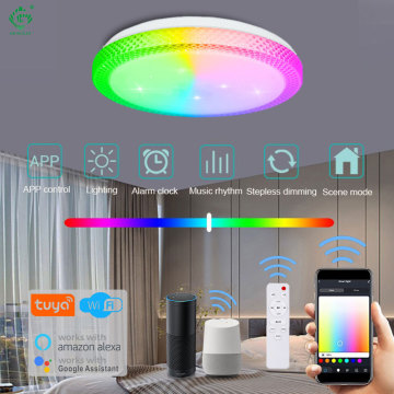 Lampada a soffitto a LED intelligente per camera da letto - Controllo WiFi dell'app Tuya