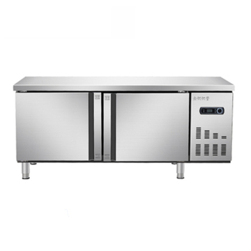 Double Door Commercial Stainless Steel Energy-Saving Freezer for Restaurants