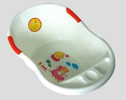 S/M/L plastic baby bath tub with seat or stand