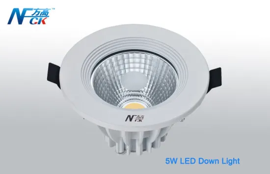 Energy-saving Ra 90 5watt 240v Cob Led Downlight , 4000k Led Down Lamp