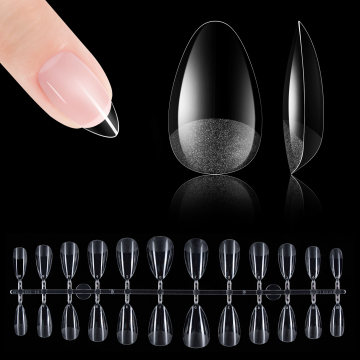 Gelike EC 240pcs Teste per estensione per unghie corta quadrata gel morbido