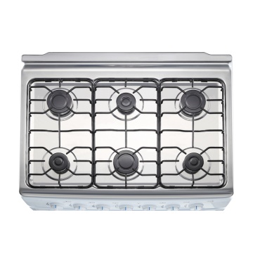 Black Color FreeStanding 6-Burners Gas Oven in Angola