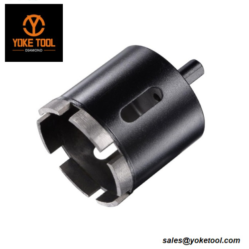 Piedras de vástago de triángulo de 60 mm de vástago de hormigón agujero seco sierra negra