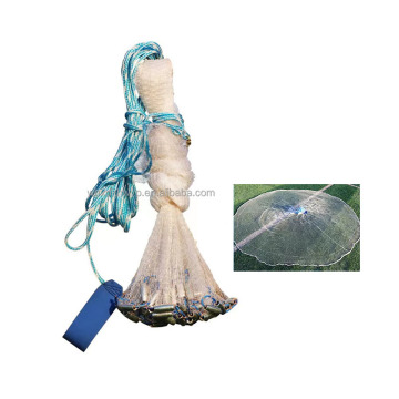 MISTER JIGGING Wholesale Strong Nylon Hand Cast Fishing Net 4~12 Feet