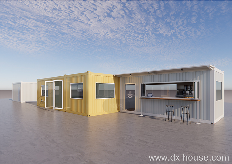 prefab shipping container cafe and restaurant