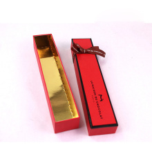 Золотая бумажная ожерельница Подарок подарка красная коробка