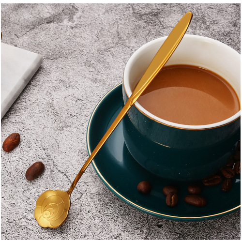 Sakura spoon with long handle