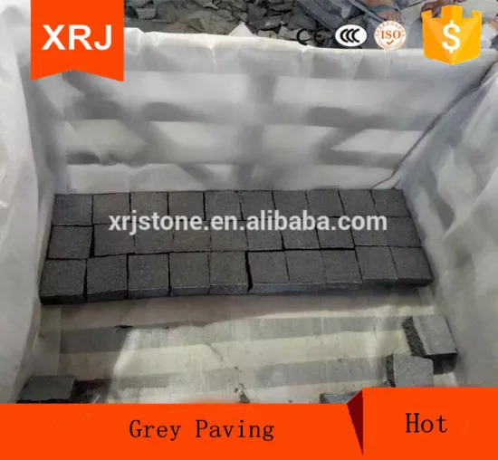 Wholesale cheap outdoor granite driveway paving stone, garden granite cube stone paver