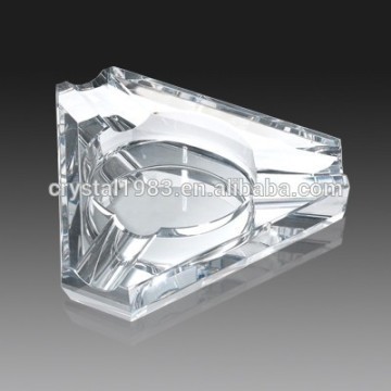 Wholesale k9 glass crystal engraved factory large custom ashtray cheap price