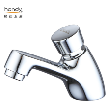 ຝາປິດຝາມື Deck Mounted Hand Push Faucet Self ປິດ