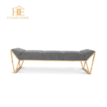 Luxury Bedroom Furniture: Bed End Stools for Living Room and Bedroom