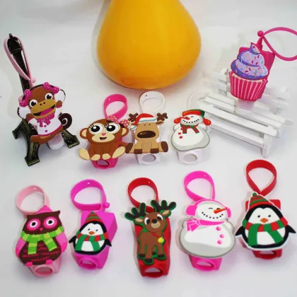 Christmas moose silicone bottle holder