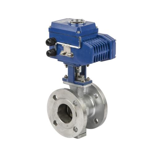 Electric Actuator Flow Control Ball Valve Motorized Valve