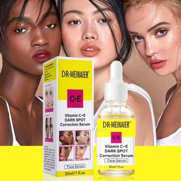 Vitamin C and E Face Serum: Dark Spots Corrector & Skin Whitening Moisturizer