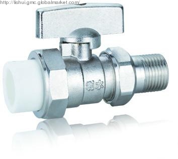 PP-R Brass connector ball valve