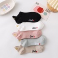 Calcetines náuticos bordados con diseño de abeja multicolor