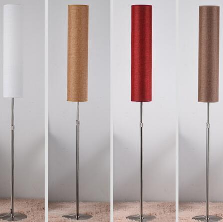 White Fabric Lampshade Standing Floor Lamps