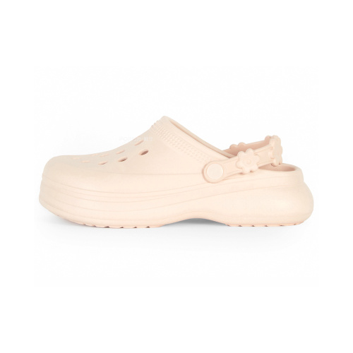 Crocs Classic Crush Clog Beige Mule Flat Women