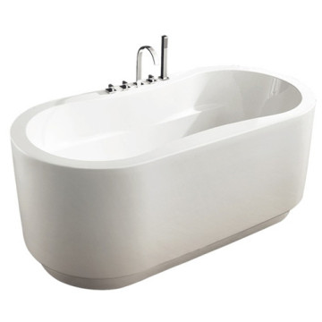 Freestanding Massage Sitting Acrylic Corner Bathtub