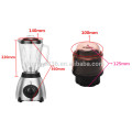 colorful multifunction juicer with light glass jar