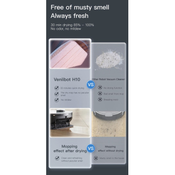 最高品質のveniibot H10コードレスロボット掃除機