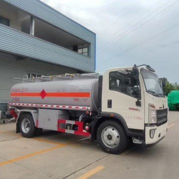 Camión tanque de 8 toneladas para transporte de aceite a granel
