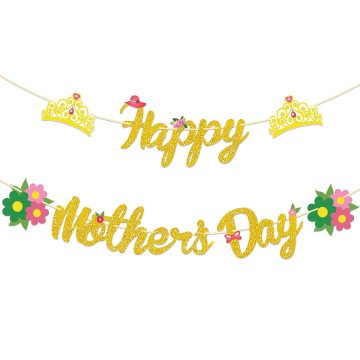 Banner per la festa della mamma felice per forniture di decorazione
