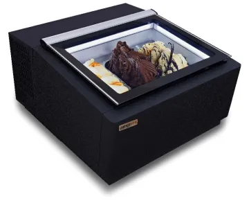CE Approval Ice Cream Display Freezer Ice Cream Gelato Showcase