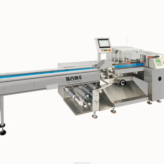 RHBB600 Horizontal Automatic Plastic Film Flow Pack Packing Machine for Vegetables and Fruits