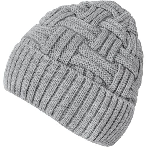 Vinterhatt varm stickad slouchy beanie skalle mössa