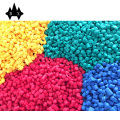 Яркий многоцветный набор гранул из маточной смеси ПВХ