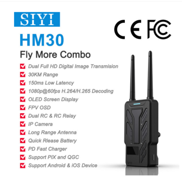 Siyi Hm30 Fly More Combo Digital Image Transmission