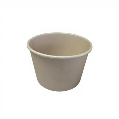 Kraft Paper Ice-Cream Cups for Green Dessert Solutions