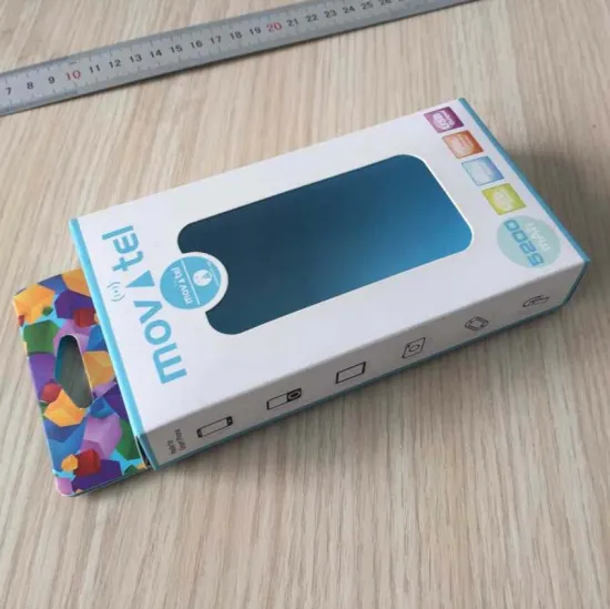 Wholesale Phone Accessories Packaging Box Offset Printing Color Box with Hanger
