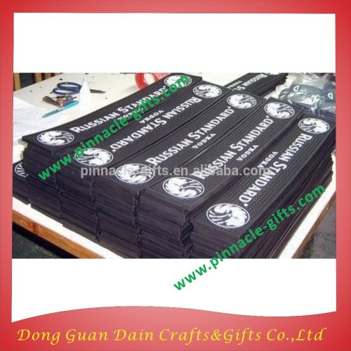 customized Wholesale debossed silicone Bar Drip pads