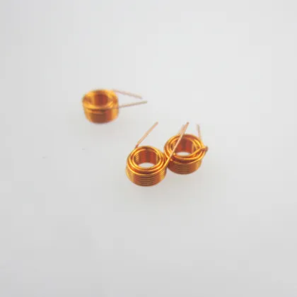 Small copper coil air core coil for hearing aids components