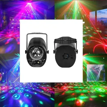 Budget-friendly Party Disco Light Magic DJ Ball with LED, Sound Control, and Strobe UV Effects for Club and Stage Use